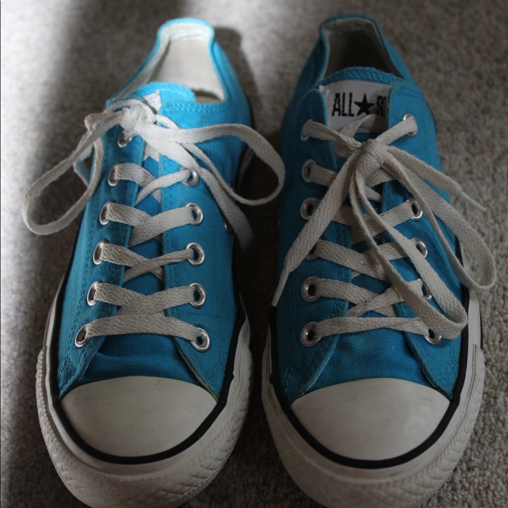 Lightly Used Blue Converse